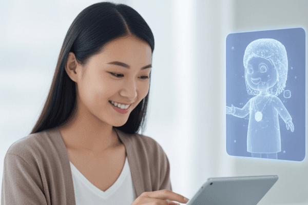 AI voice agent taking a customer order