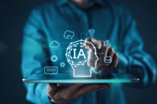 AI chat assistant answering on web and SMS