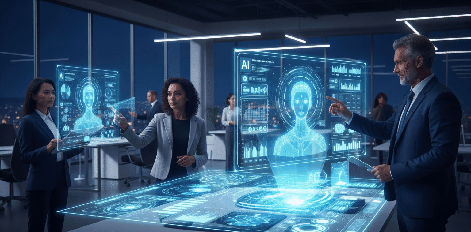 Talent Trek AI platform — voice, chat and agent solutions working across channels